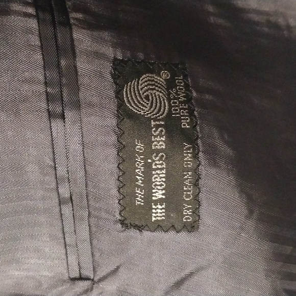 Men's Countess Mara double-breasted 2 pieces of blazer pant set 💯 wool Sz 46 - Picture 9 of 12